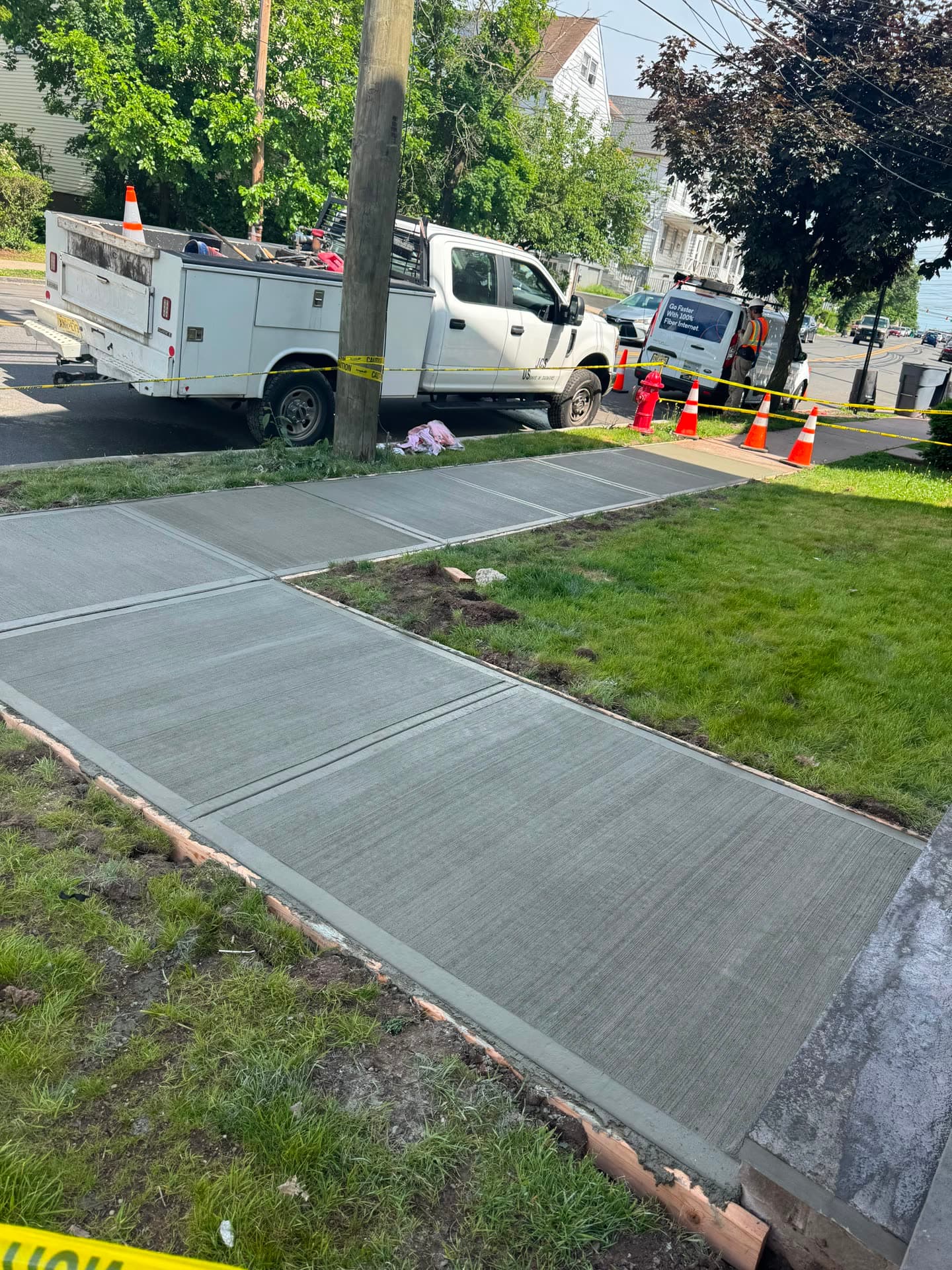 Concrete Sidewalk by JCS Construction & Landscaping in New Jersey