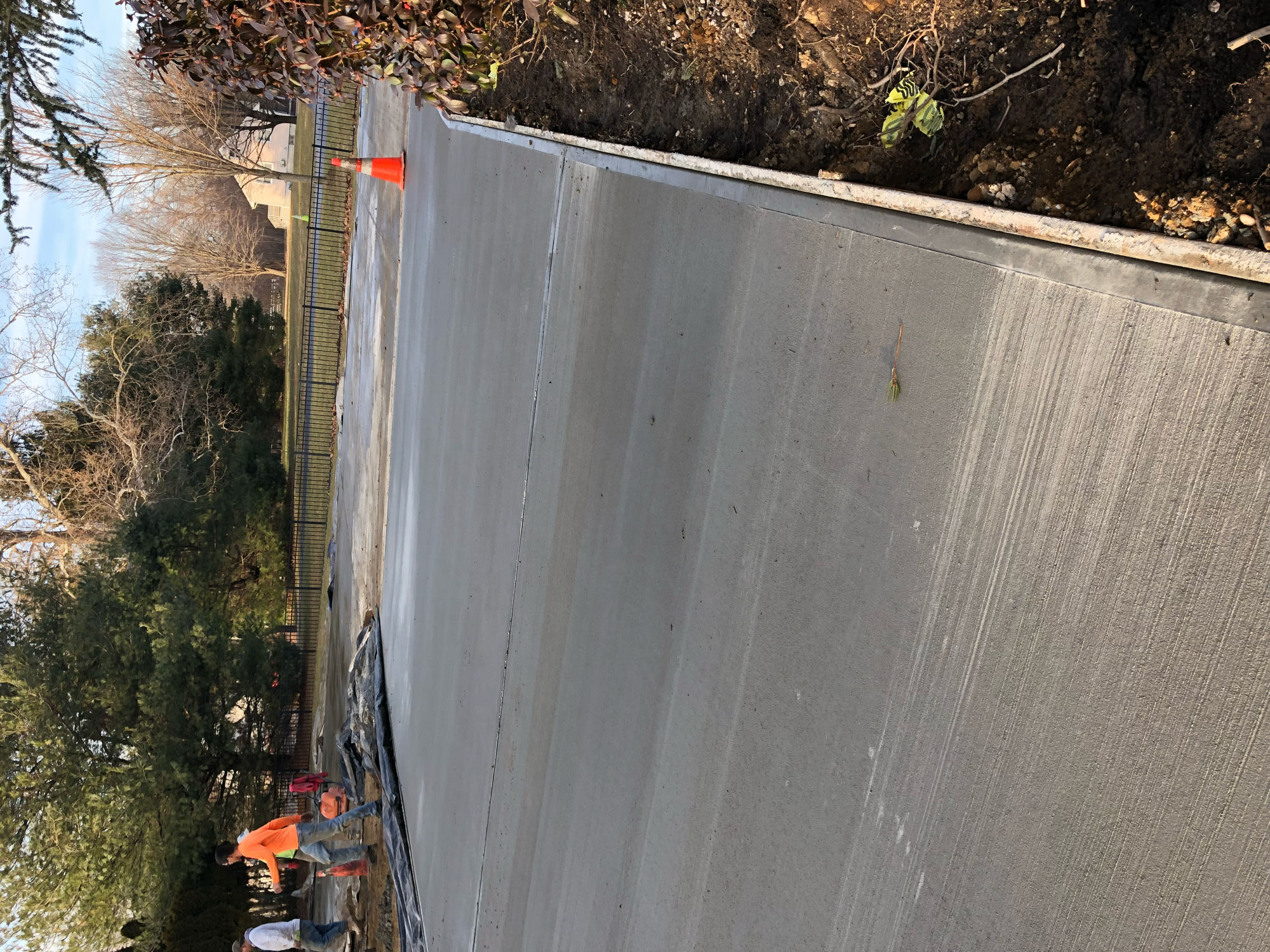 Concrete Slab Crew at Work